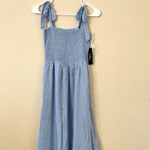 Lulus Women's XS Light Blue Sunday Dress